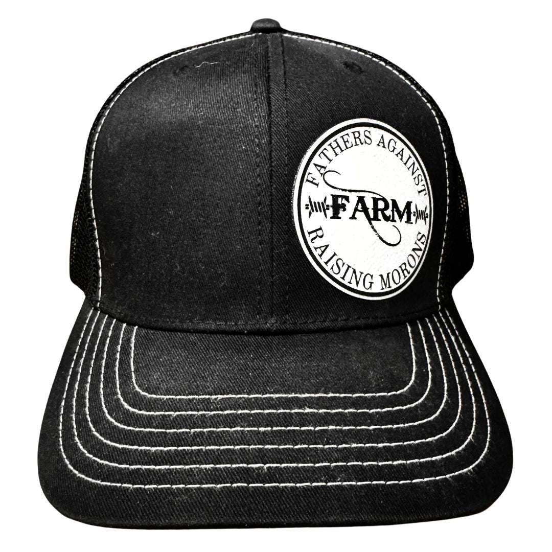 Circle Patch Hat - Black