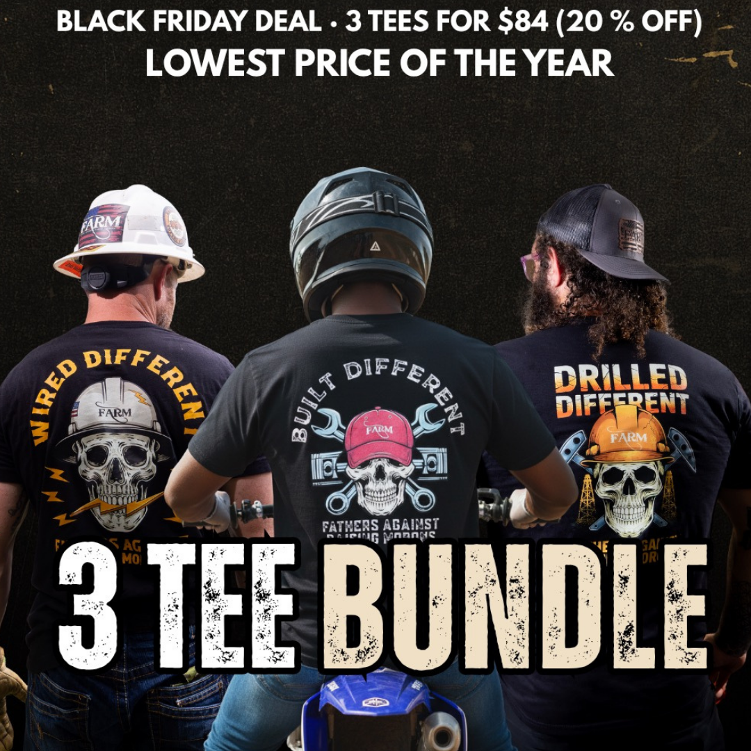 3 Tee Bundle - BLACK FRIDAY