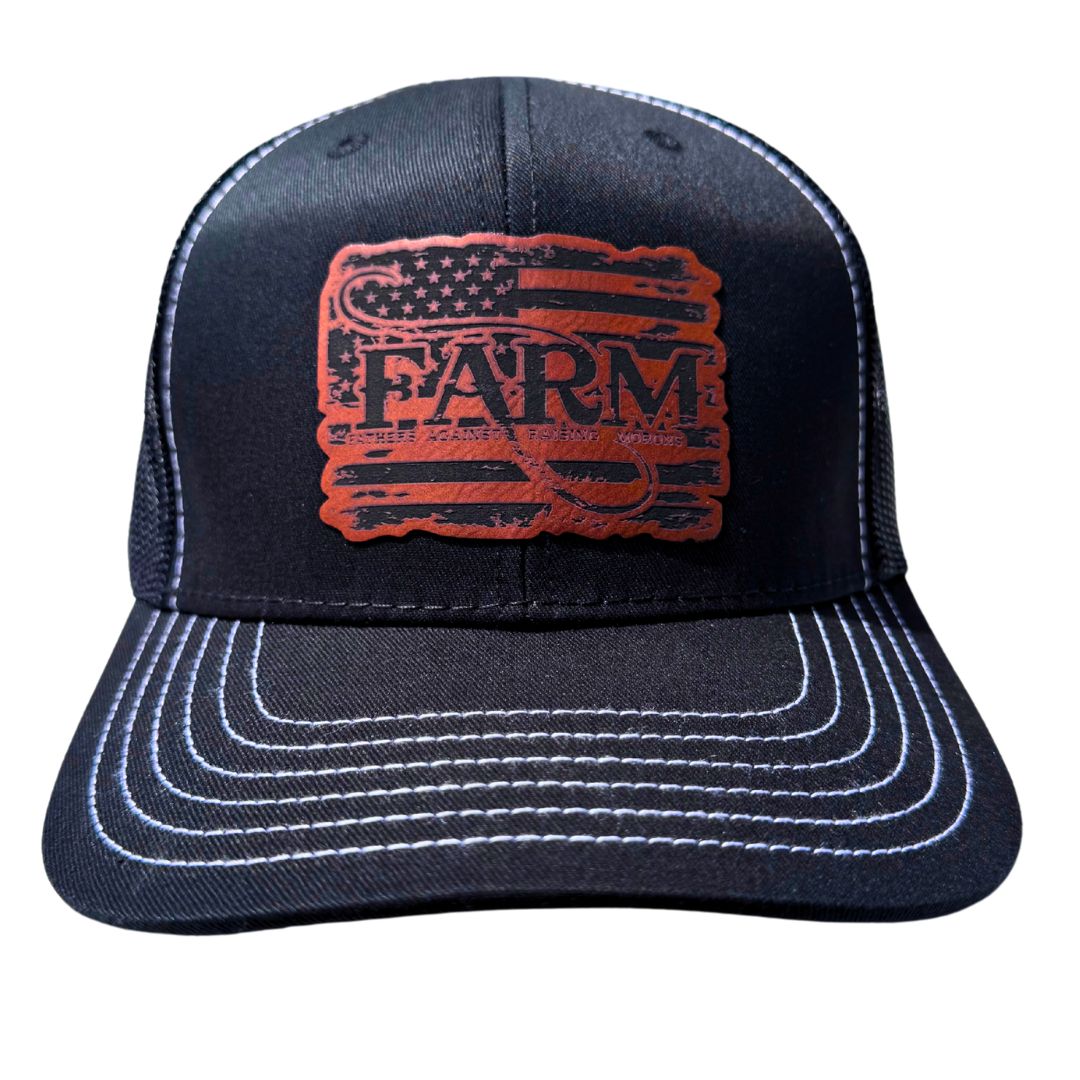 Flag Patch Hat - Black