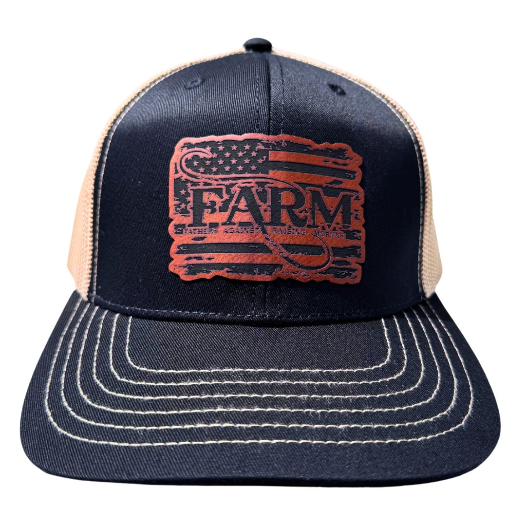 Flag Patch Hat - Black/Gold