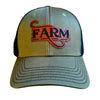 FARM Leather Patch Hat - Military Green/Black