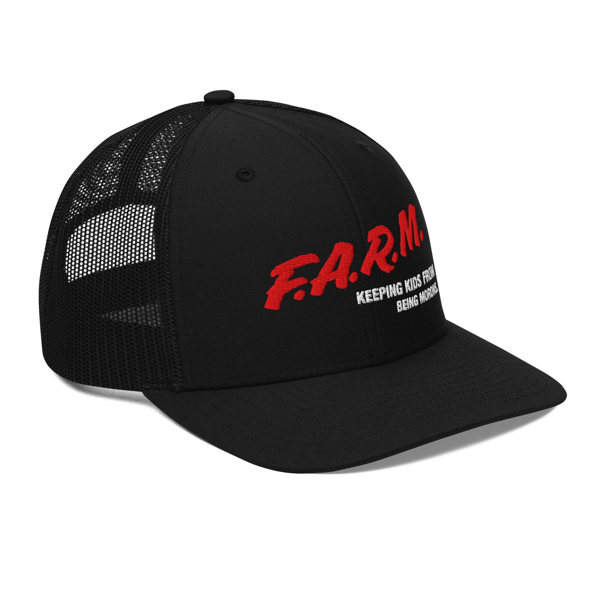 F.A.R.M. Throwback Hat – Fathers Against Raising Morons