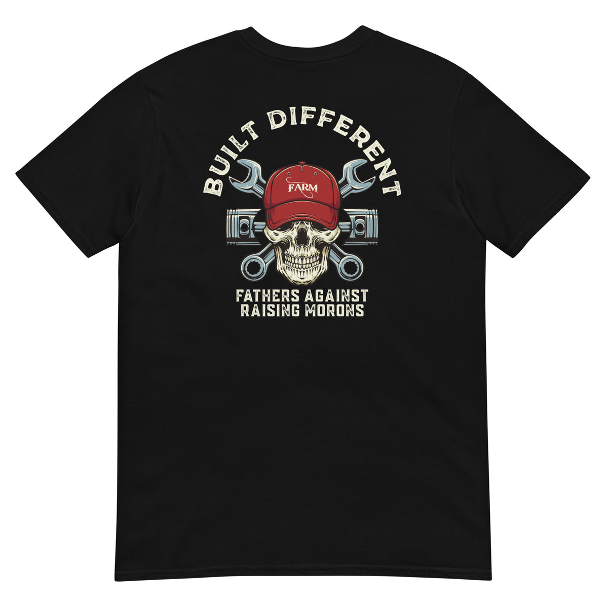 Built Different Tee - Black – Fathers Against Raising Morons